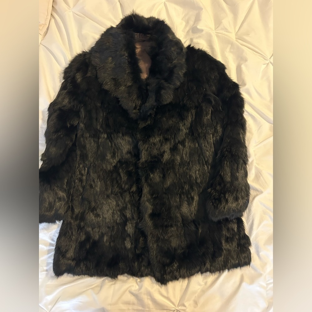 Luxurious Black Fur Coat